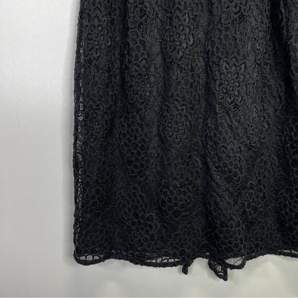 Milly of New York Lace Ruffle Sheath dress black - 2 - Picture 6 of 12